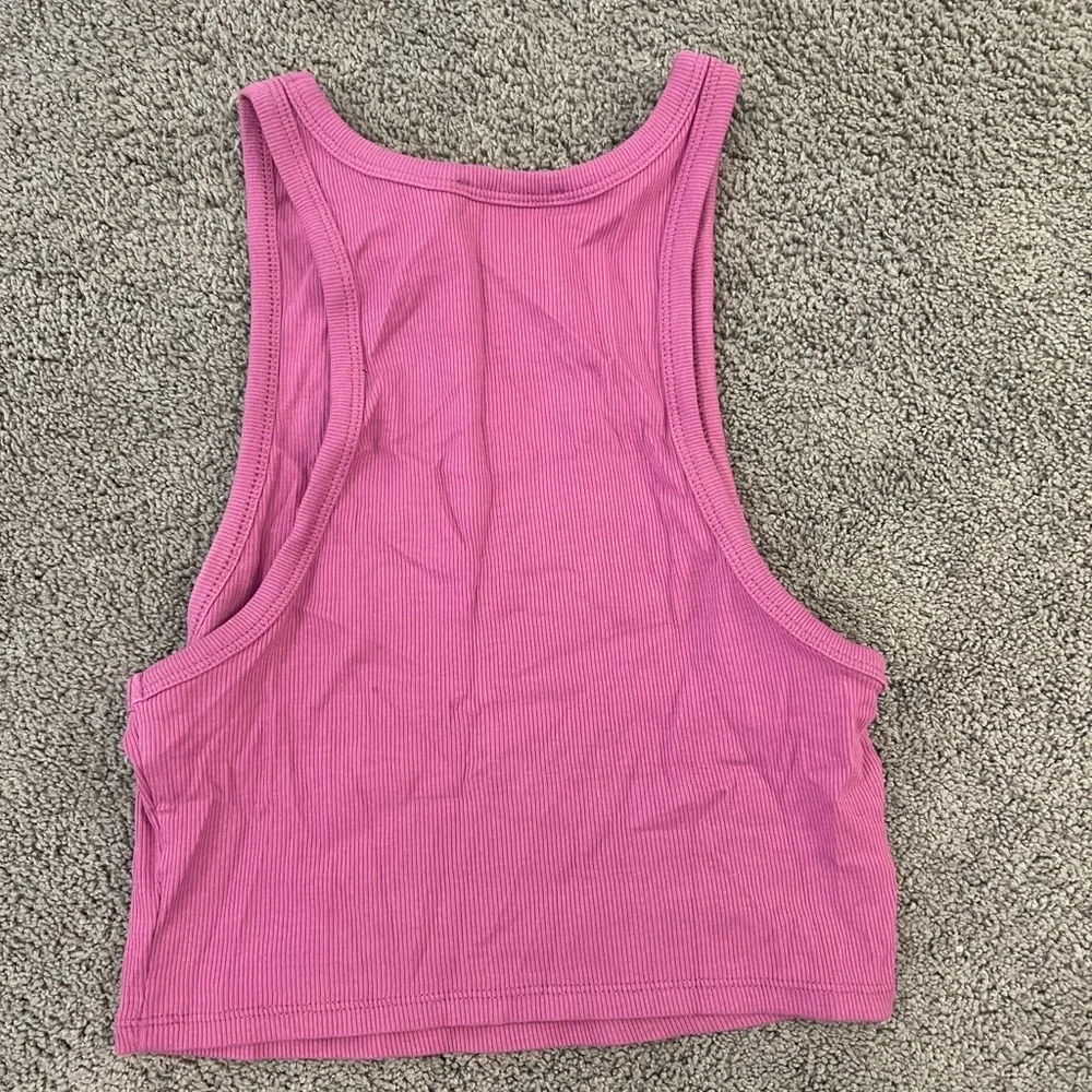 Zara Pink Halter Crop Top - Picture 3 of 3